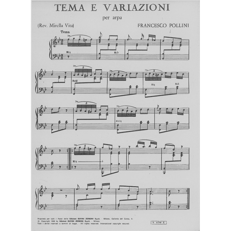 Pollini Francesco - Thème & variations