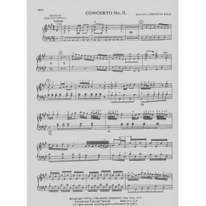 Bach Johann Chrétien - 6 concerti n°2 (2 violons, violoncelle & harpe)
