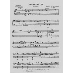 Bach Johann Chrétien - 6 concerti n°6 (2 violons, viloncelle & harpe)