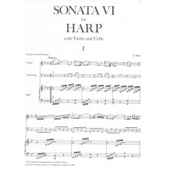 Bach Johann Chrétien - Sonate VI