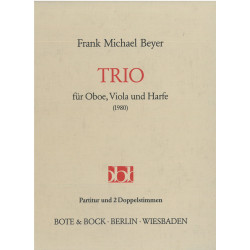 Beyer Frank Michael - Trio (hautbois, alto & harpe)