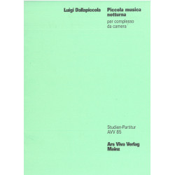 Dallapiccola Luigi - Piccola musica notturna (conducteur)