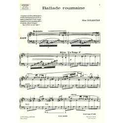 Golestan Stan - Ballade Roumaine pour harpe