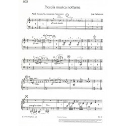 Dallapiccola Luigi - Piccola musica notturna (parties) (8 instruments)