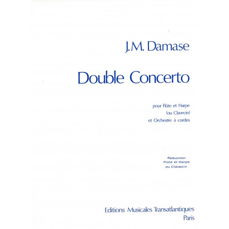 Damase Jean-Michel - Double concerto pour flûte et harpe ou clavecin & orchestre à cordes