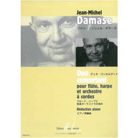 Damase Jean-Michel - Duo concertant (flûte, harpe & orchestre à cordes)