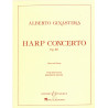 Ginastera Alberto - Concerto harpe & réduction piano