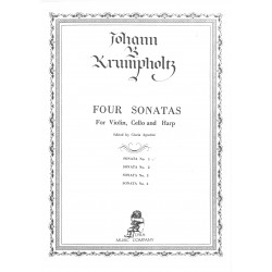 Krumpholtz Jean-Baptiste - 4 sonates n°3 (trio)