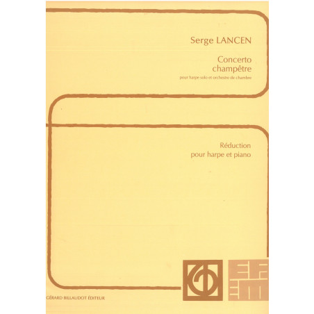 Lancen Serge - Concerto champêtre (réduction piano)