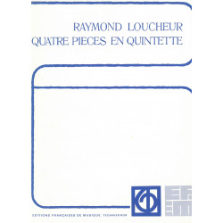 Loucheur Raymond - 4 pièces en quintette (alto, flûte, violon, violoncelle &...