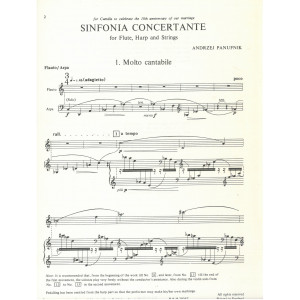 Panufnik Andrzej - Sinfonia Concertante