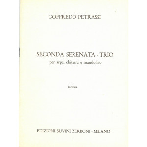 Petrassi Goffredo - Seconda serenata conducteur (guitare, mandoline & harpe)