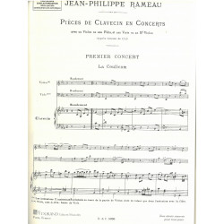 Rameau Jean-Philippe - Pièces de clavecin en concert (violon ou flûte, violoncelle & harpe ou piano)