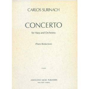 Surinach Carlos - Concerto (harpe et réduction piano)