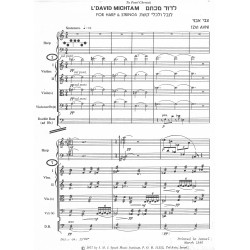 AVNI Tzvi - L'David Mitcham (harpe & cordes)