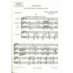Vellones Pierre - Trio (conducteur - poche)