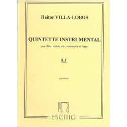 Villa-Lobos Heitor - Quintette Instrumental, parties (alto, flûte, violon,...