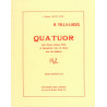 Villa-Lobos Heitor - Quatuor, conducteur (flûte, célesta, saxo alto & harpe)