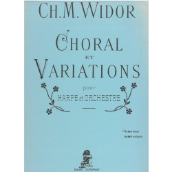 Widor Charles Marie - Choral et Variations/harpe solo