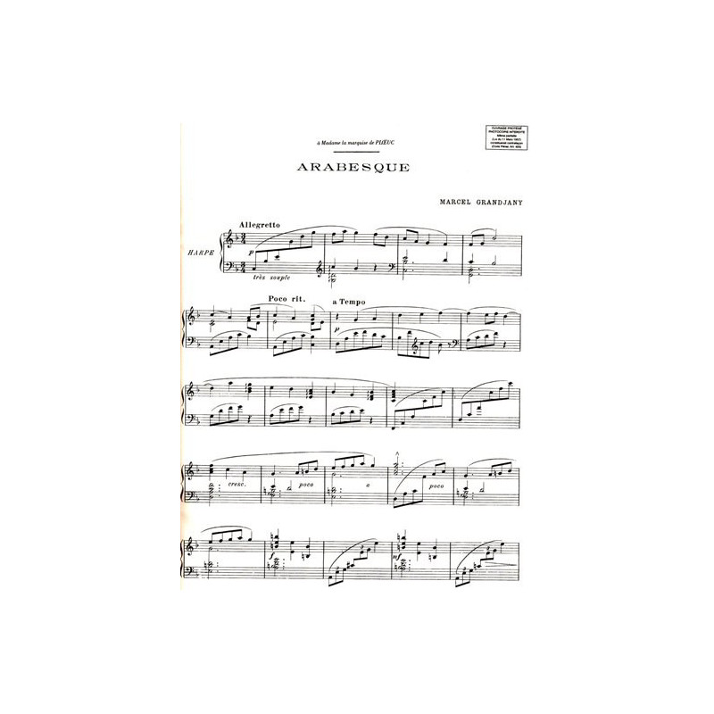 Grandjany Marcel - Arabesque