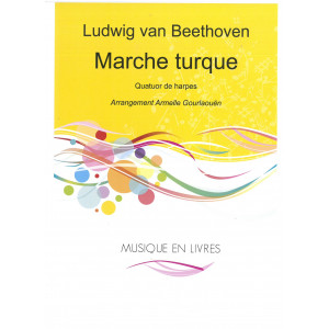Beethoven Ludwig van - Marche turque (4 harpes)