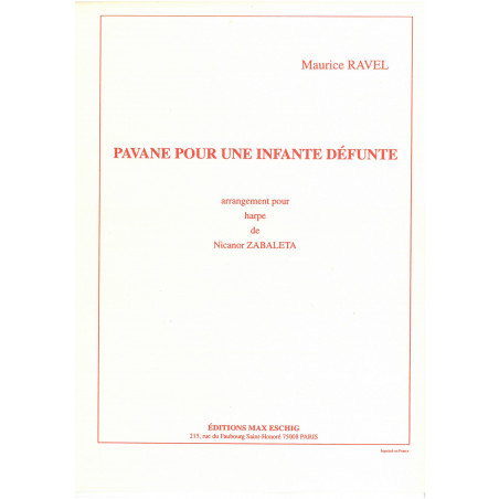 Ravel Maurice - Pavane pour une infante défunte