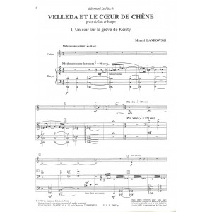 Landowski Marcel - Velléda et le coeur de chêne (Violon & harpe)