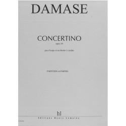 Occasion - Damase Jean-Michel - Concertino (harpe & instruments à cordes)
