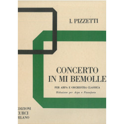 Occasion - Pizzetti Ildebrando - Concerto en mi b pour harpe & orchestre
