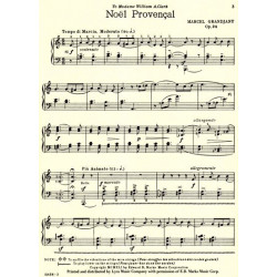 Grandjany Marcel - Noel provencal Op. 24