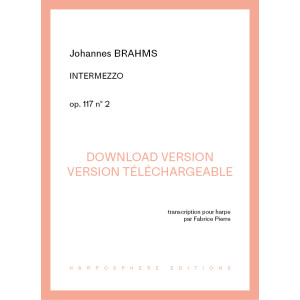 Téléchargement - Brahms Johannes - Intermezzo N°2 Op.117 (Fabrice Pierre)
