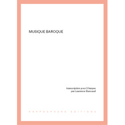 Bancaud Laurence - Musique Baroque (airs célèbres - 3 harpes)
