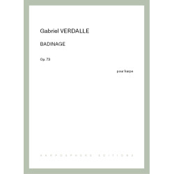 Verdalle Gabriel - Badinage Op.73 (pour harpe)