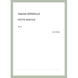 Verdalle Gabriel - Petite marche Op. 3 (pour harpe)