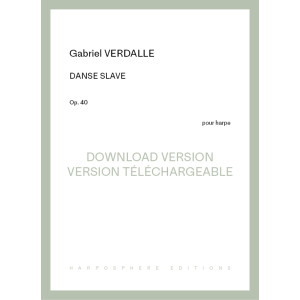 Téléchargement - Verdalle Gabriel - Danse slave Op. 40 (pour harpe)