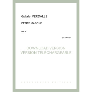 Téléchargement - Verdalle Gabriel - Petite marche Op. 3 (pour harpe)
