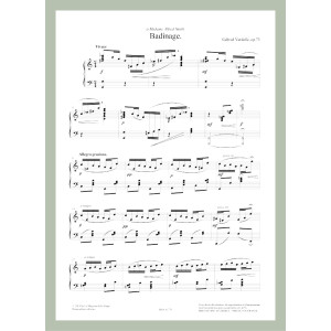 Téléchargement - Verdalle Gabriel - Badinage Op.73 (pour harpe)
