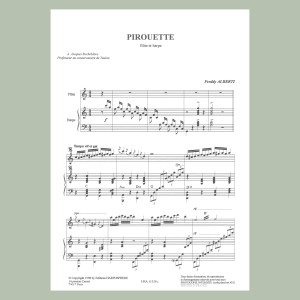 Alberti Freddy - Pirouette (flûte & harpe)