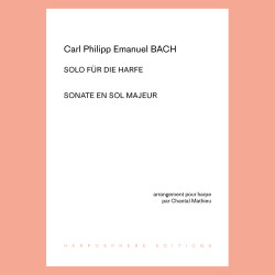 Bach Carl Philipp Emmanuel - Solo für die harfe (sonate en Sol Majeur)
