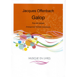 Offenbach Jacques - Galop (2 harpes)