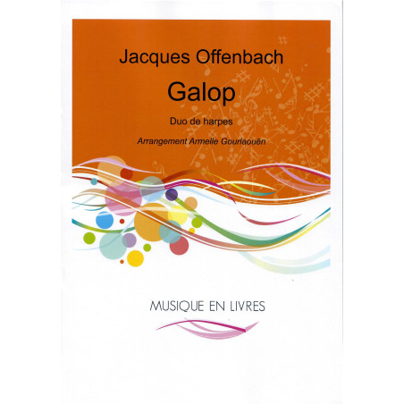Offenbach Jacques - Galop (2 harpes)