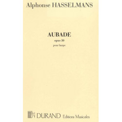 Hasselmans Alphonse - Aubade pour la harpe op.30 (Durand)