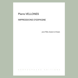 Vellones Pierre - Impressions d'Espagne (flûte, basson & harpe)