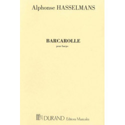 Hasselmans Alphonse - Barcarolle pour harpe