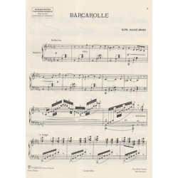 Hasselmans Alphonse - Barcarolle pour harpe