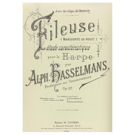 Hasselmans Alphonse - Fileuse op.27 Etude caract